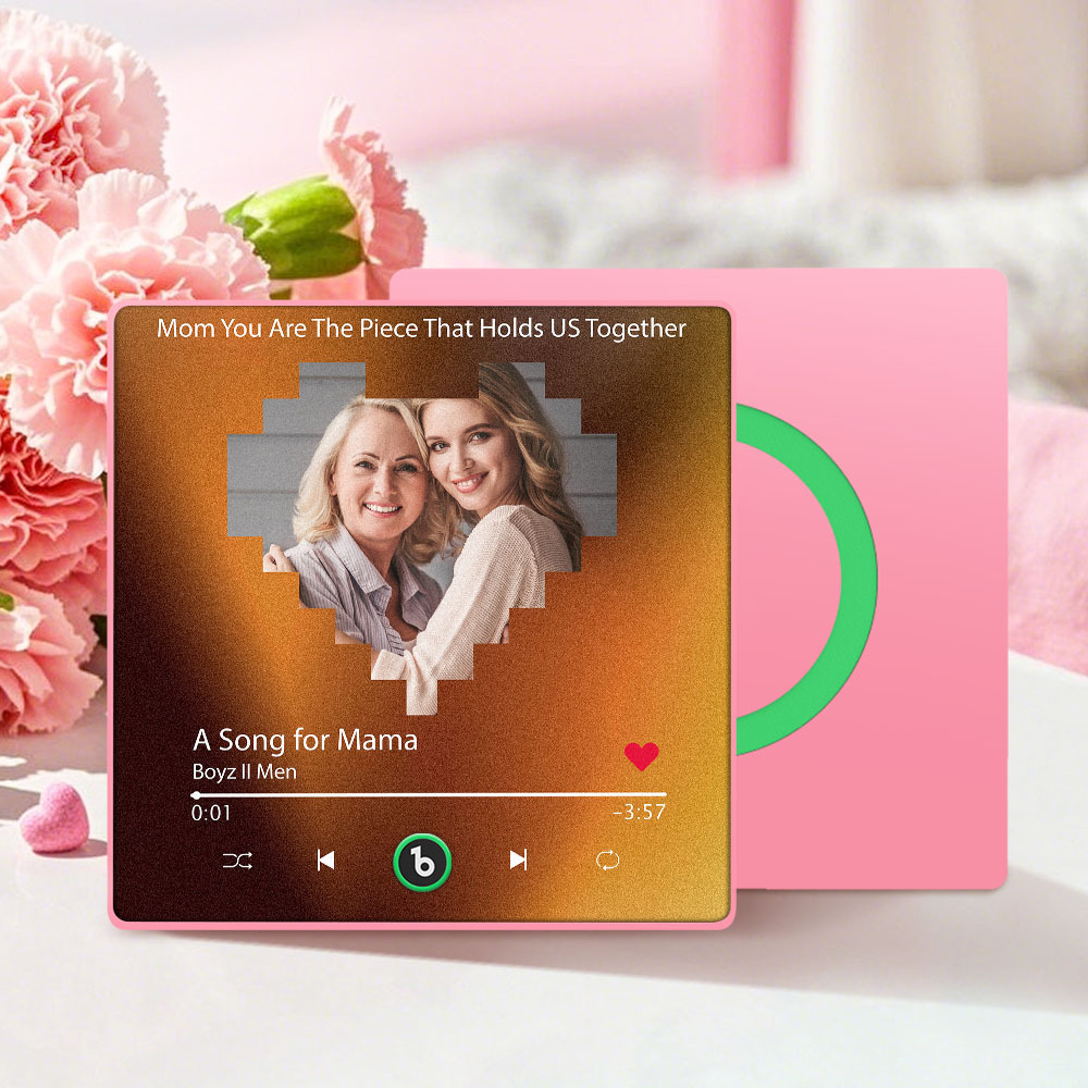 Custom Colorful Frame Album Fridge Magnet Music Wall Photo Sticker Music Movement That Can Be Played Mother's Day Gift for Mom