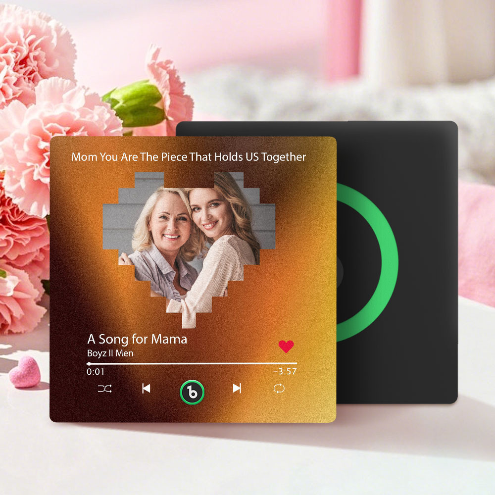 Custom Colorful Frame Album Fridge Magnet Music Wall Photo Sticker Music Movement That Can Be Played Mother's Day Gift for Mom