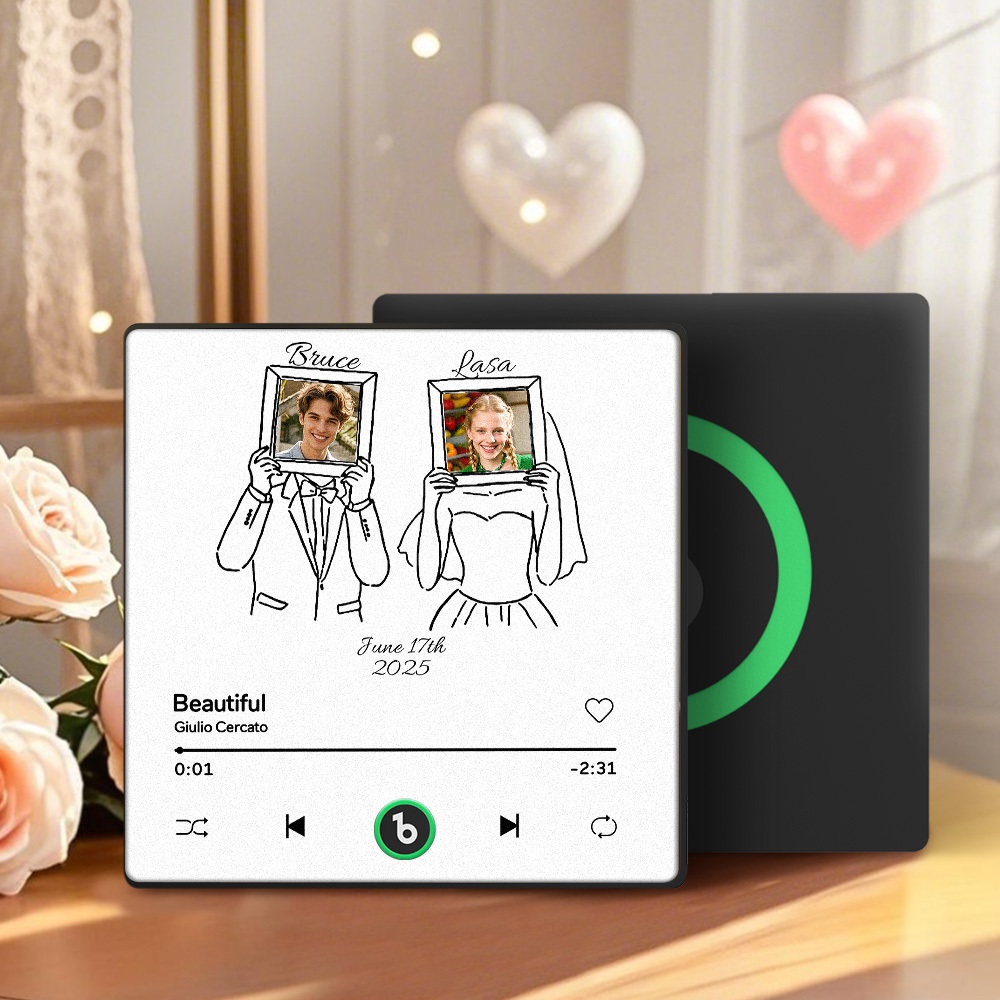 Custom Photo Fridge Magnet Music Can Be Played Without Cell Phone Music Fridge Magnet - SantaSocks