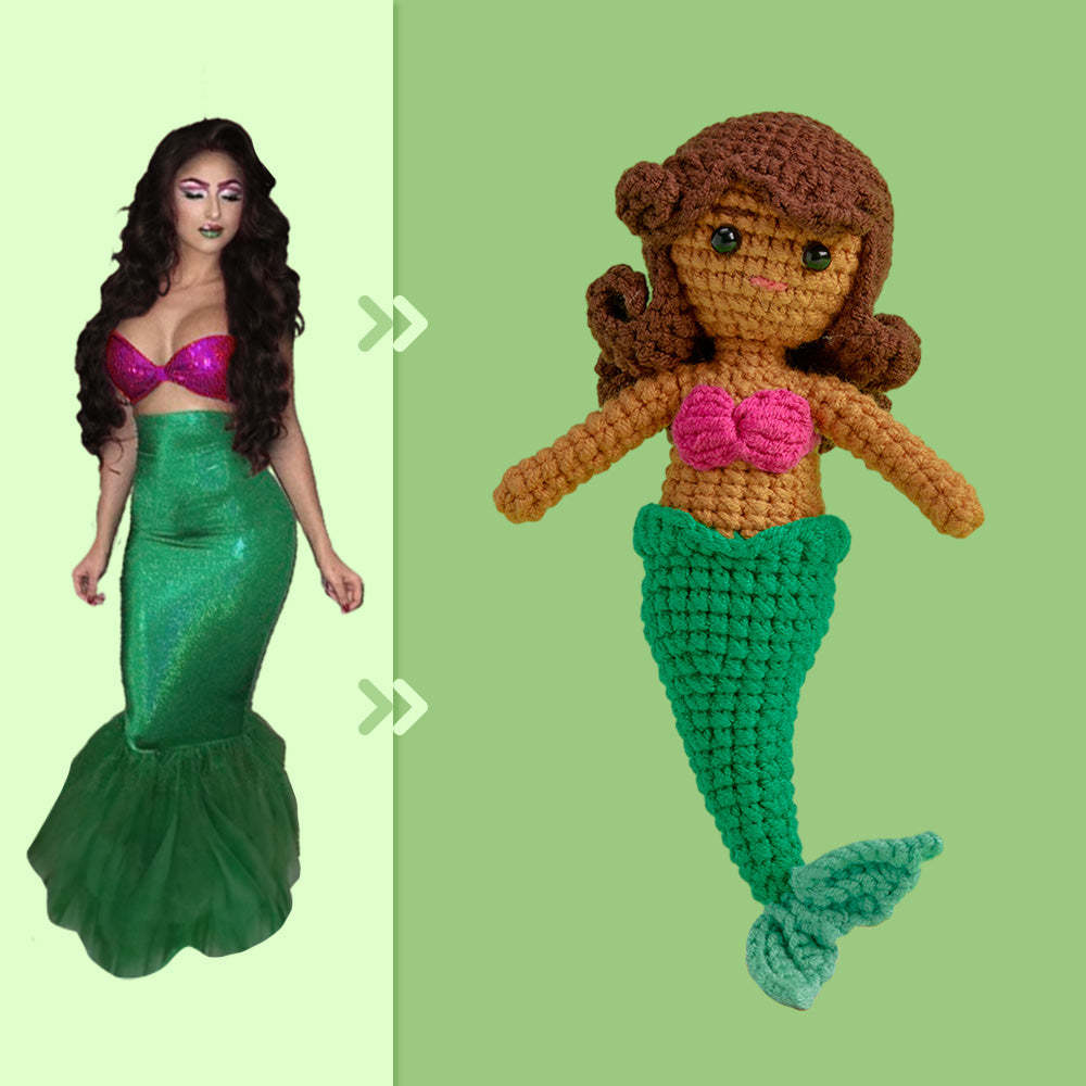 Full Body Customizable 1 Person Custom Crochet Doll Personalized Gifts Handwoven Mini Dolls