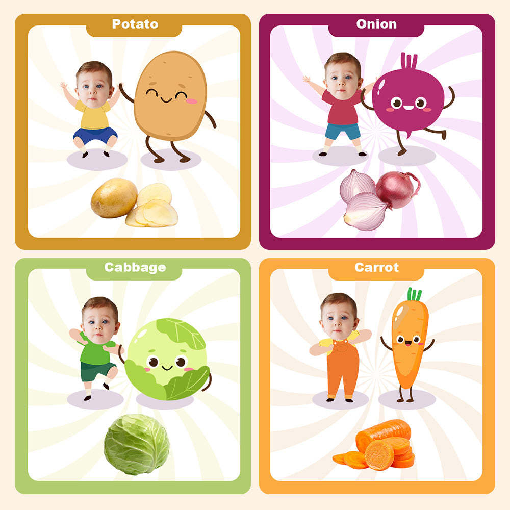 Baby's First Transportation Book Custom Name and Face Gifts for Baby - Get Photo Blanket