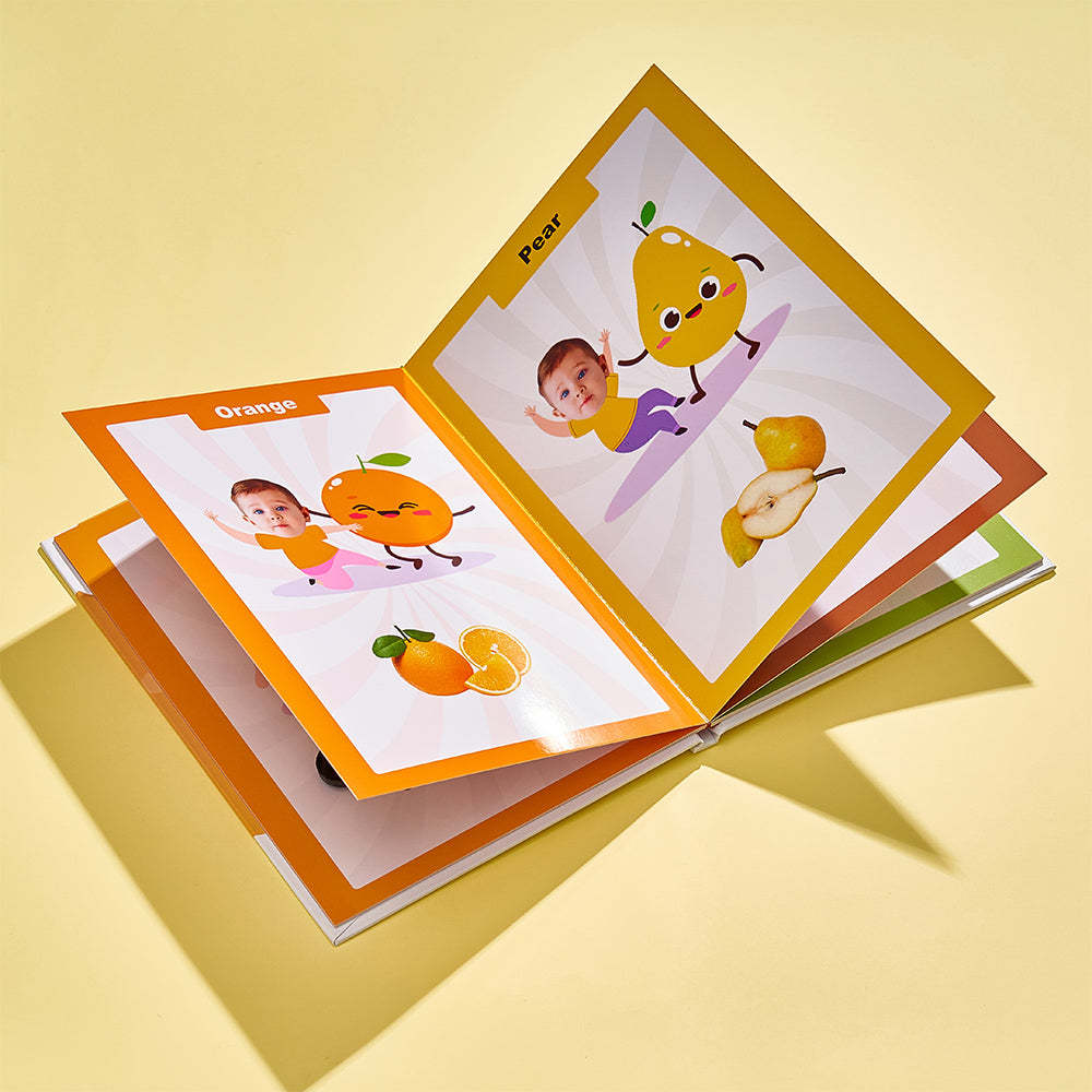 Baby's First Transportation Book Custom Name and Face Gifts for Baby - Get Photo Blanket