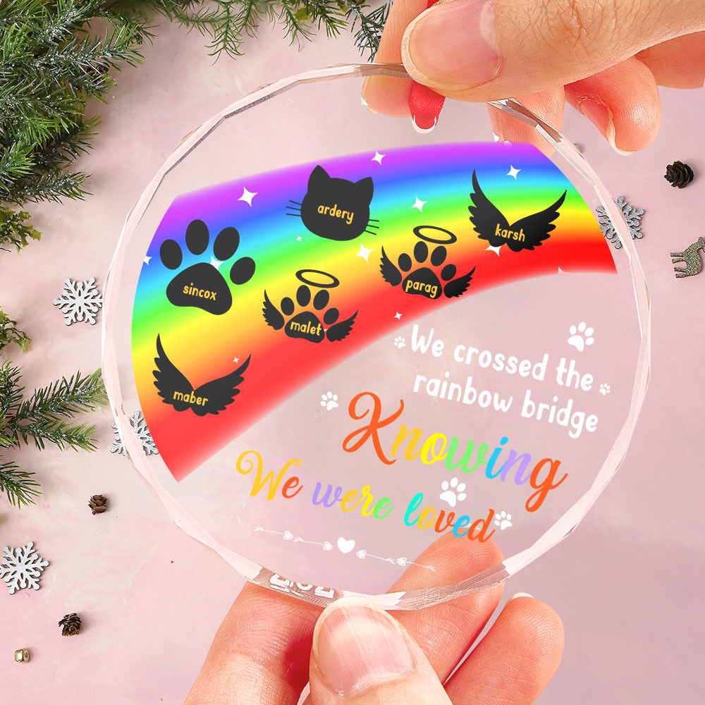 Thanks For Everything I Had A Great Time - Memorial Personalized Custom Circle or Heart Glass Ornament Sympathy Gift For Pet Owners Pet Lovers