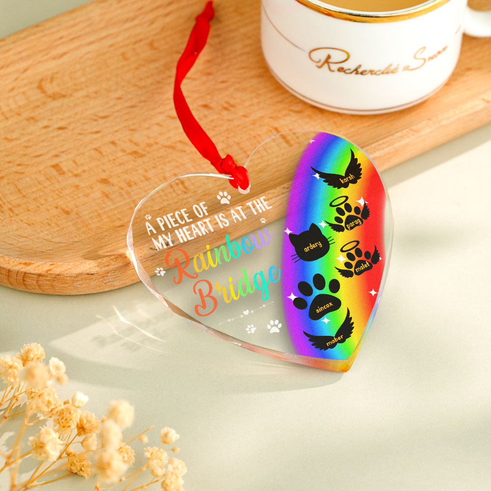 Thanks For Everything I Had A Great Time - Memorial Personalized Custom Circle or Heart Glass Ornament Sympathy Gift For Pet Owners Pet Lovers