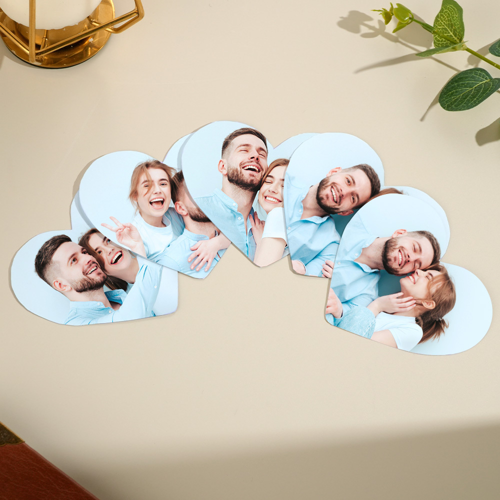 Custom Photos Acrylic Photo Frame Free-Standing Personalize Frames Immortalize Picture - SantaSocks