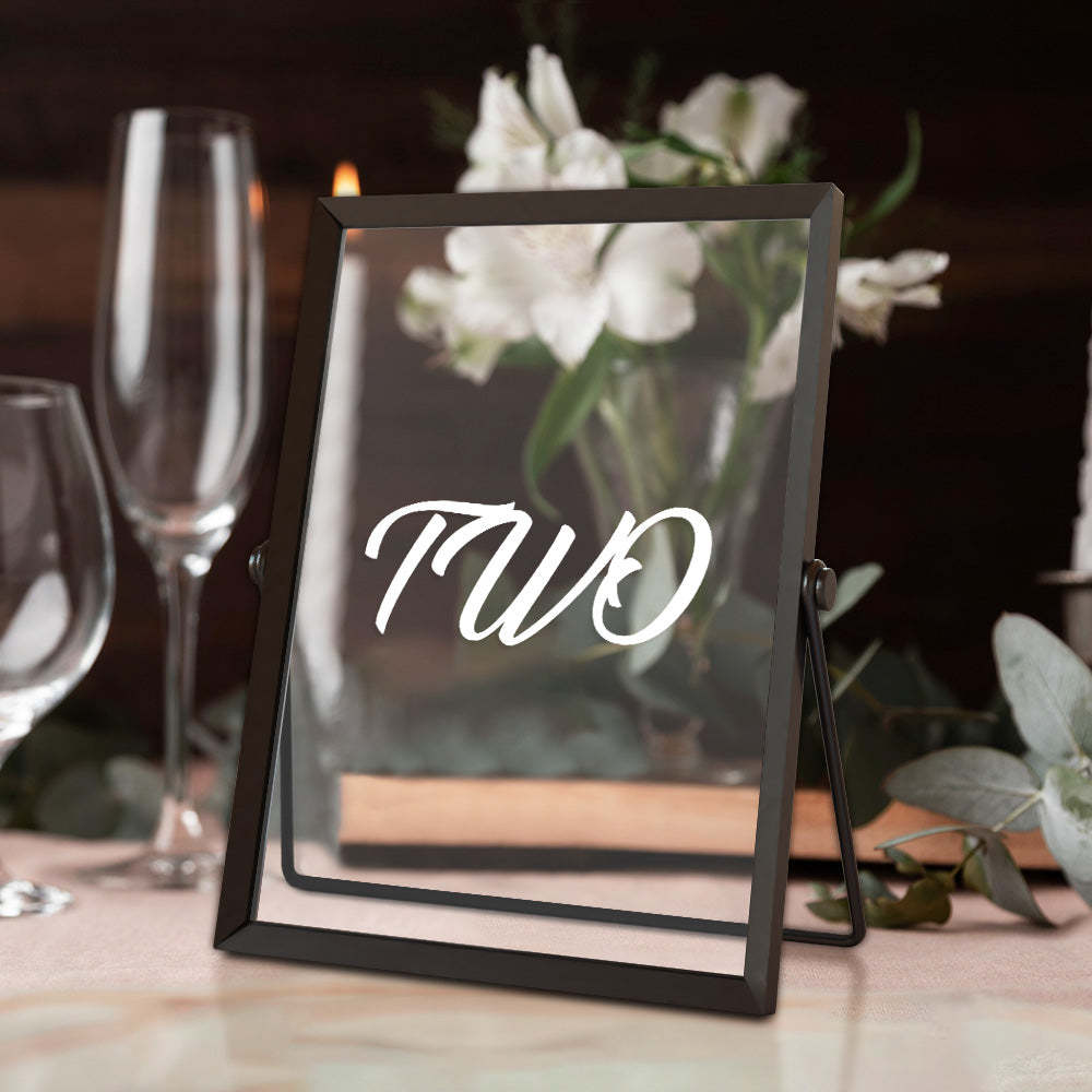 Personalized Wedding Table Numbers Modern Table Numbers Reception Table Numbers Gift for Wedding - SantaSocks