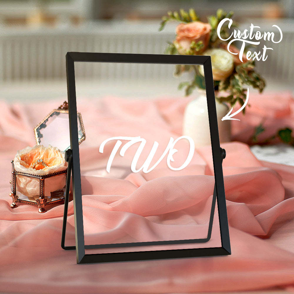 Personalized Wedding Table Numbers Modern Table Numbers Reception Table Numbers Gift for Wedding - SantaSocks
