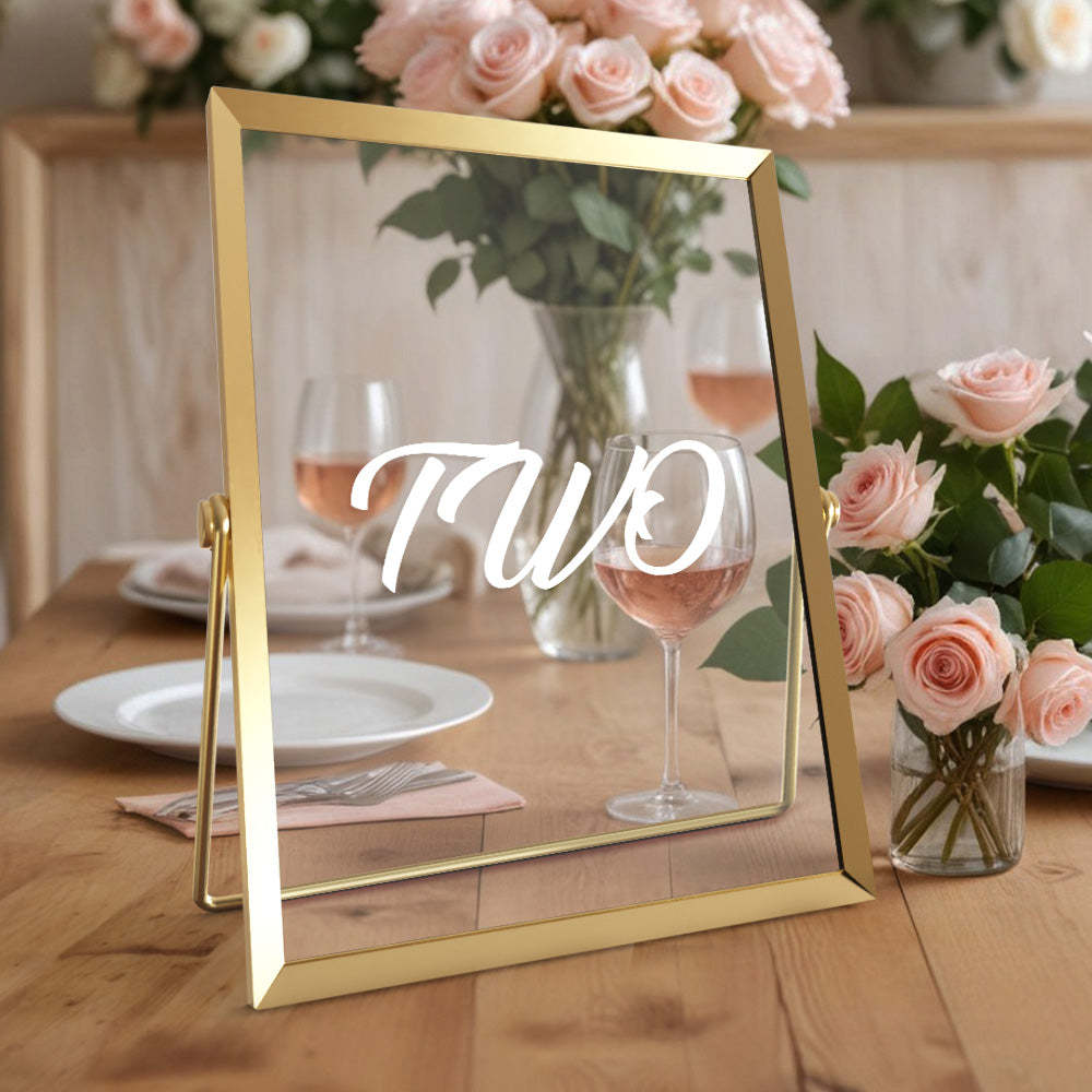Personalized Wedding Table Numbers Modern Table Numbers Reception Table Numbers Gift for Wedding - SantaSocks