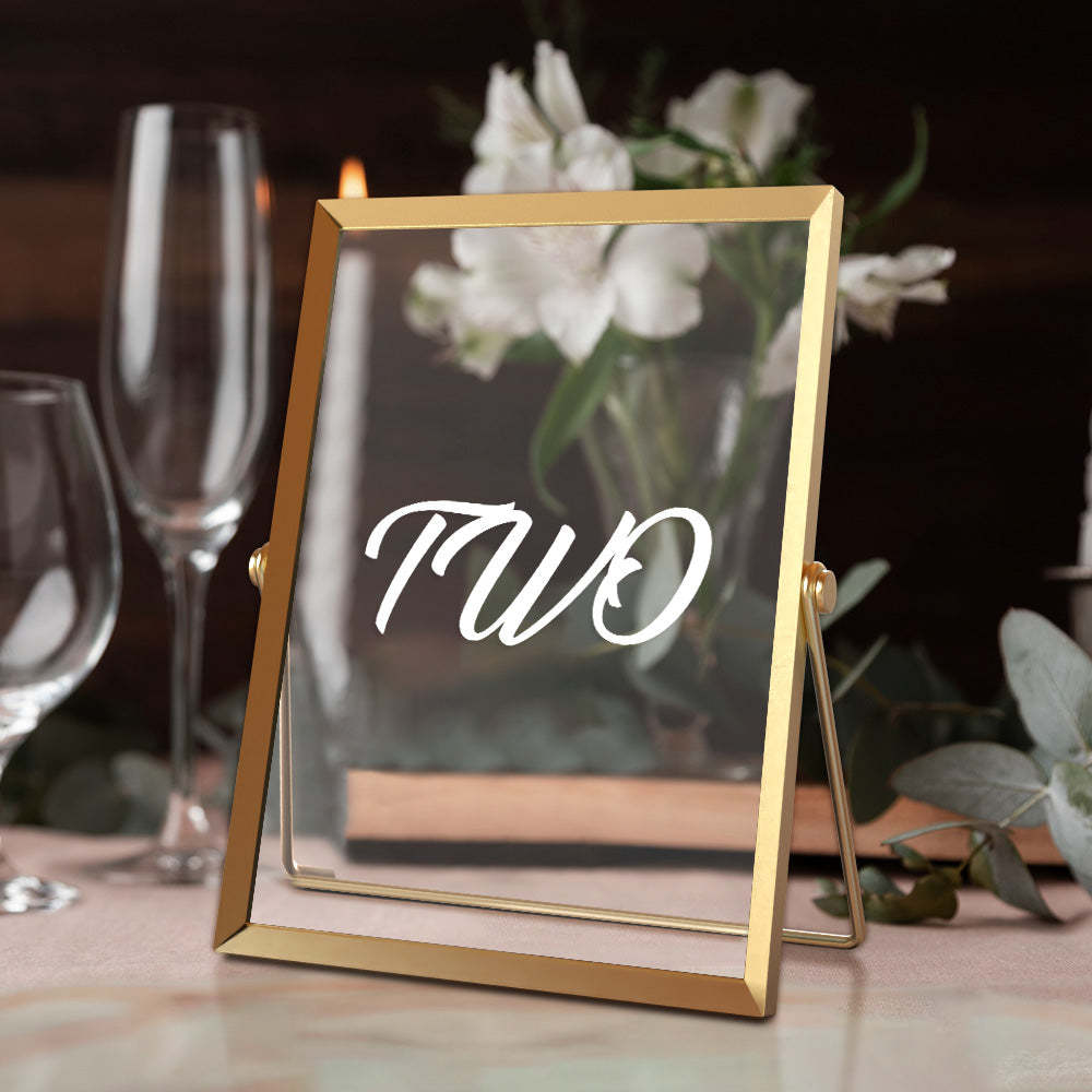 Personalized Wedding Table Numbers Modern Table Numbers Reception Table Numbers Gift for Wedding - SantaSocks