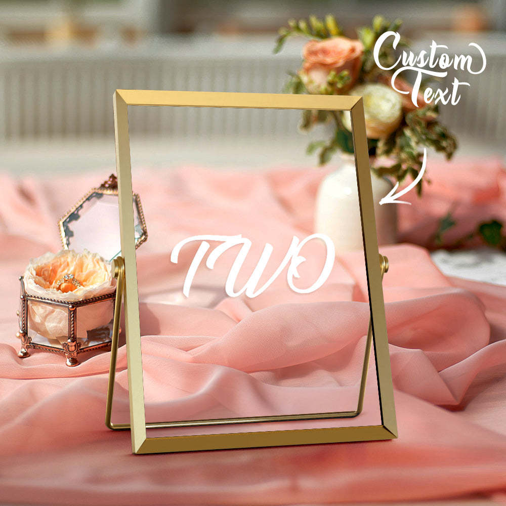 Personalized Wedding Table Numbers Modern Table Numbers Reception Table Numbers Gift for Wedding - SantaSocks