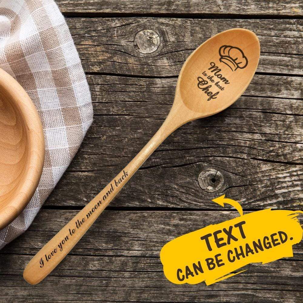 Personalized Spoon Engraved Wooden Spoon Chef Gifts