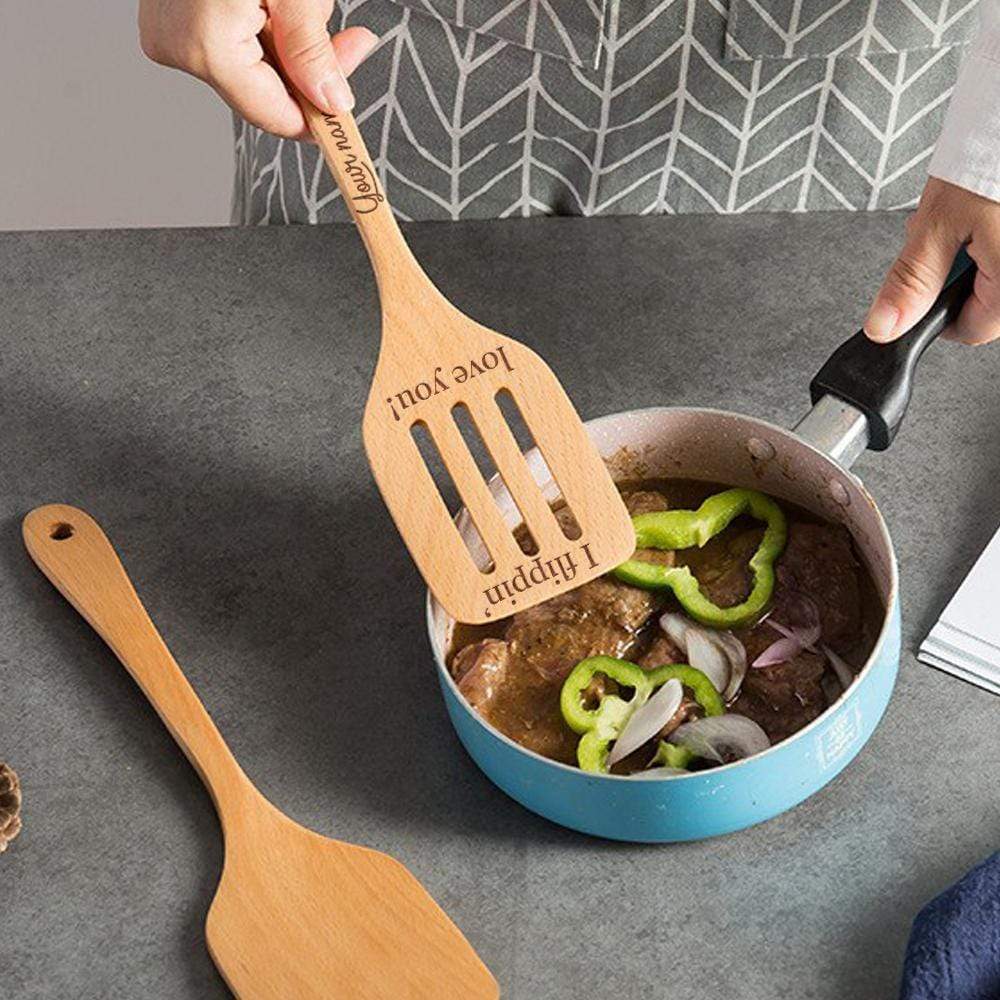 Custom Wooden Spatula With Name Custom Spatula Personalized Kitchen Gifts For Mom