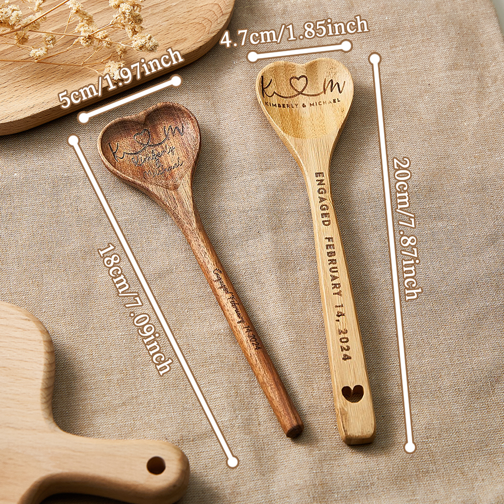 [Copy]Custom Photo and Text Engraved Wooden Spoon Gag Gift Joke Present Valentine Funny Gift