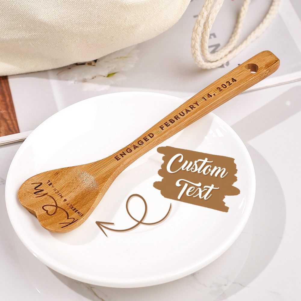 [Copy]Custom Photo and Text Engraved Wooden Spoon Gag Gift Joke Present Valentine Funny Gift