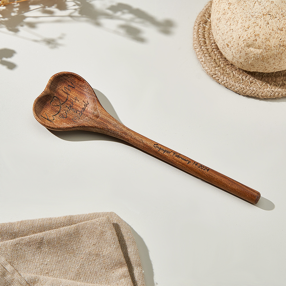 [Copy]Custom Photo and Text Engraved Wooden Spoon Gag Gift Joke Present Valentine Funny Gift