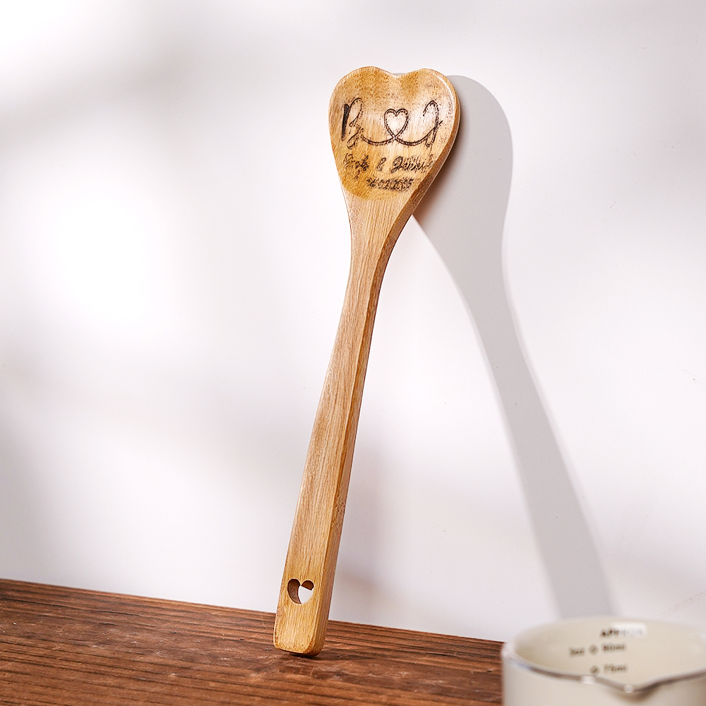 [Copy]Custom Photo and Text Engraved Wooden Spoon Gag Gift Joke Present Valentine Funny Gift