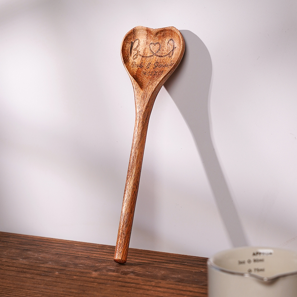 [Copy]Custom Photo and Text Engraved Wooden Spoon Gag Gift Joke Present Valentine Funny Gift