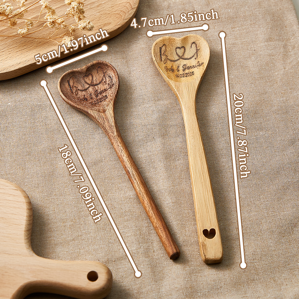 [Copy]Custom Photo and Text Engraved Wooden Spoon Gag Gift Joke Present Valentine Funny Gift