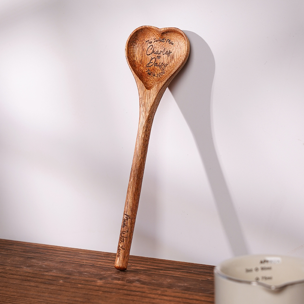 [Copy]Custom Photo and Text Engraved Wooden Spoon Gag Gift Joke Present Valentine Funny Gift
