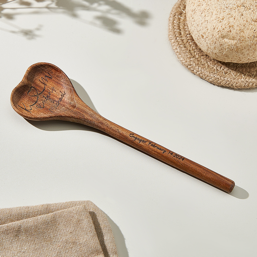 [Copy]Custom Photo and Text Engraved Wooden Spoon Gag Gift Joke Present Valentine Funny Gift