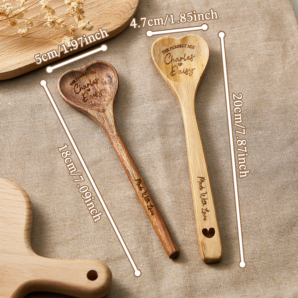 [Copy]Custom Photo and Text Engraved Wooden Spoon Gag Gift Joke Present Valentine Funny Gift