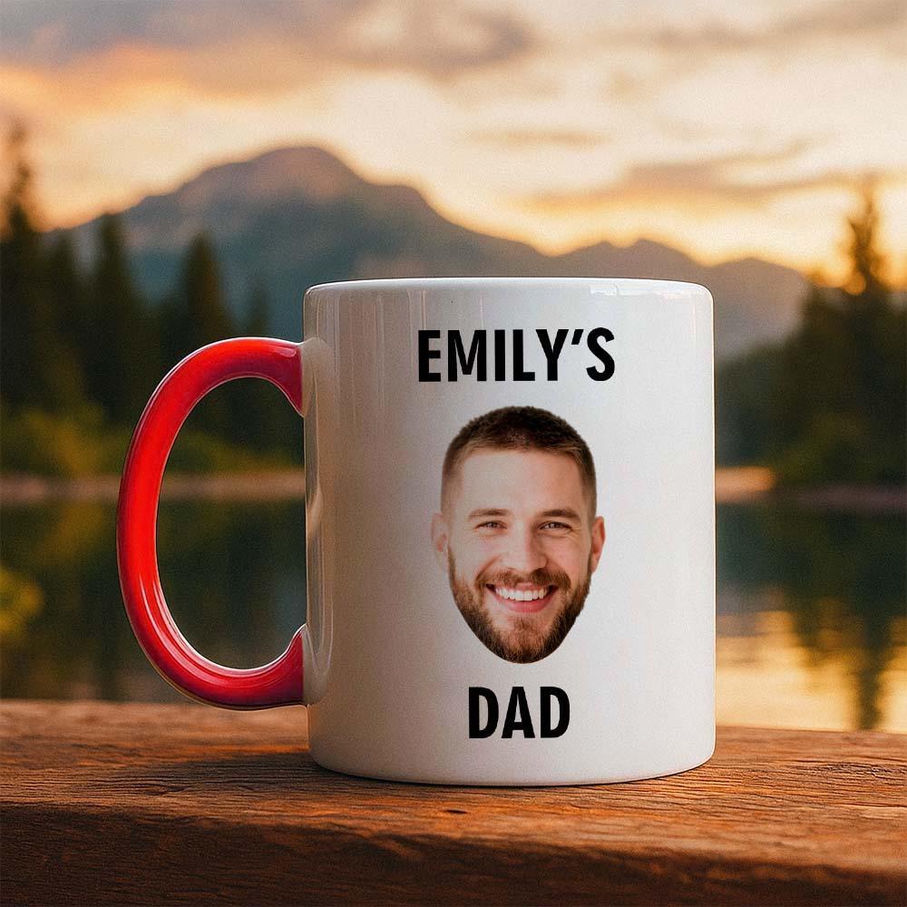 Personalized Father’s Day Mug with Photo Custom Coffee Cup for Dad Best Dad Gift