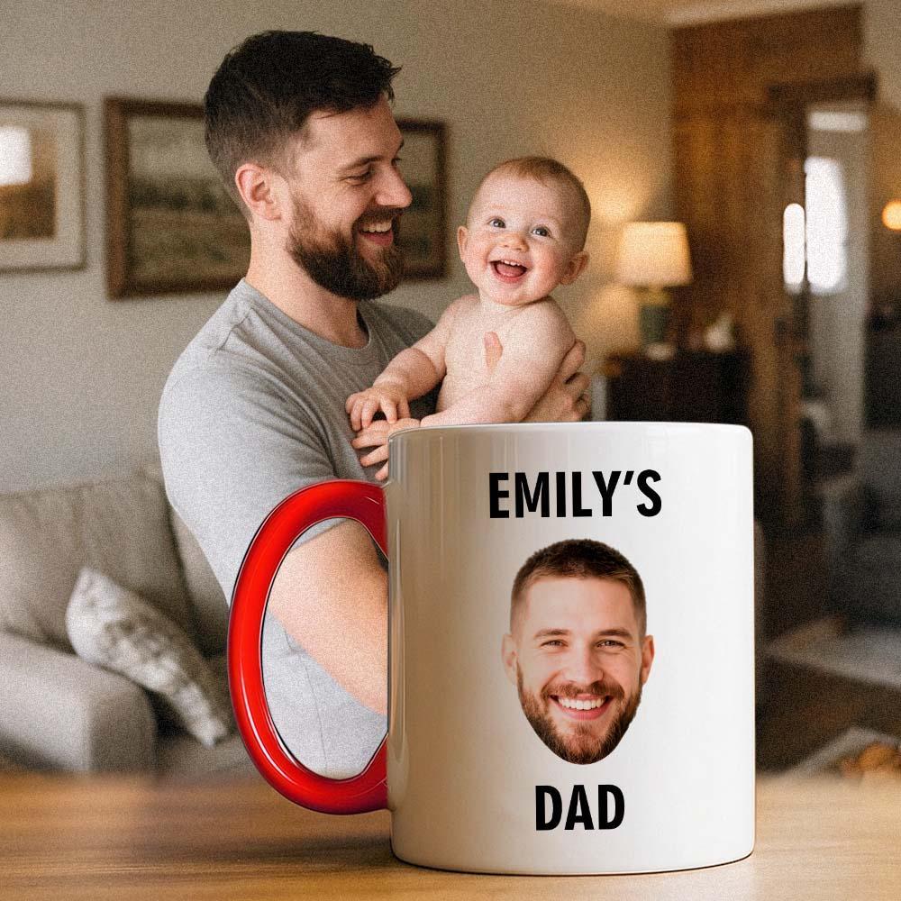 Personalized Father’s Day Mug with Photo Custom Coffee Cup for Dad Best Dad Gift