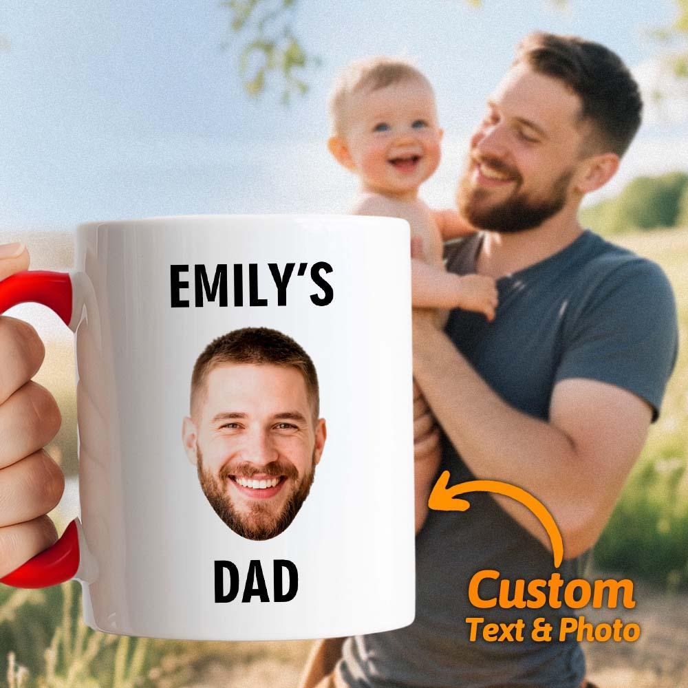 Personalized Father’s Day Mug with Photo Custom Coffee Cup for Dad Best Dad Gift