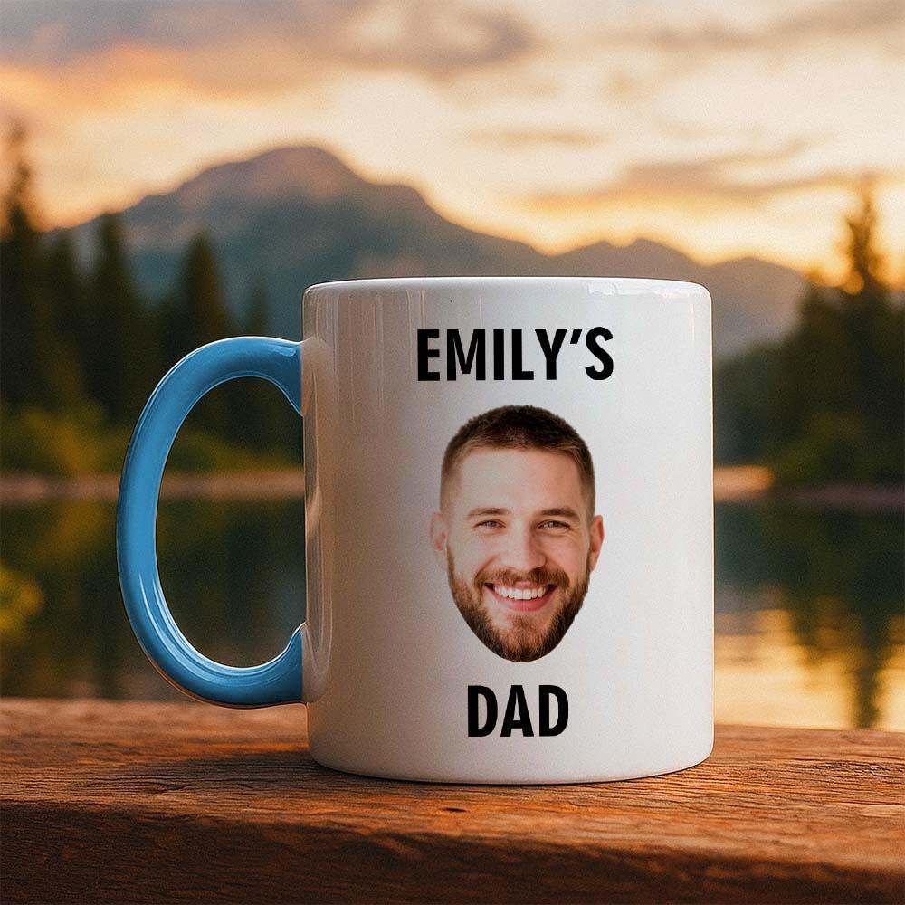 Personalized Father’s Day Mug with Photo Custom Coffee Cup for Dad Best Dad Gift