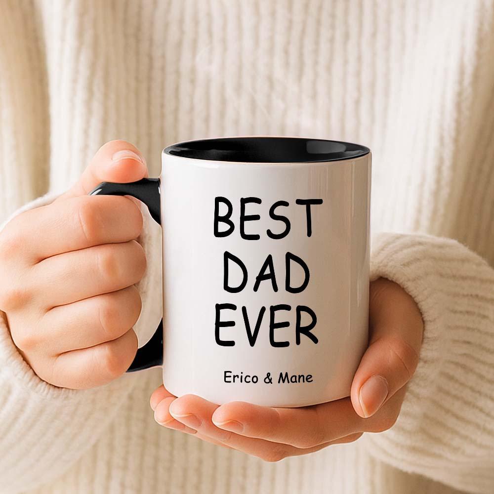 Personalized Father’s Day Mug with Photo Custom Coffee Cup for Dad Best Dad Gift