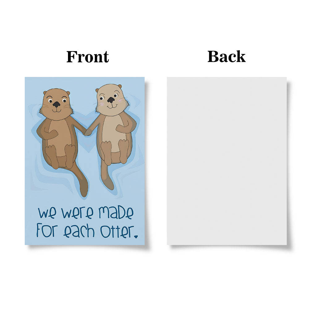 Funny Cute Animals Valentine's Day Card - SantaSocks