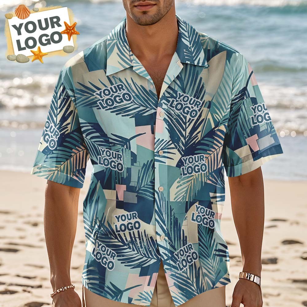 Custom Face Hawaiian Shirt Personalized Tropical Parrot Leaves and Flowers for Beach Vacation Gifts