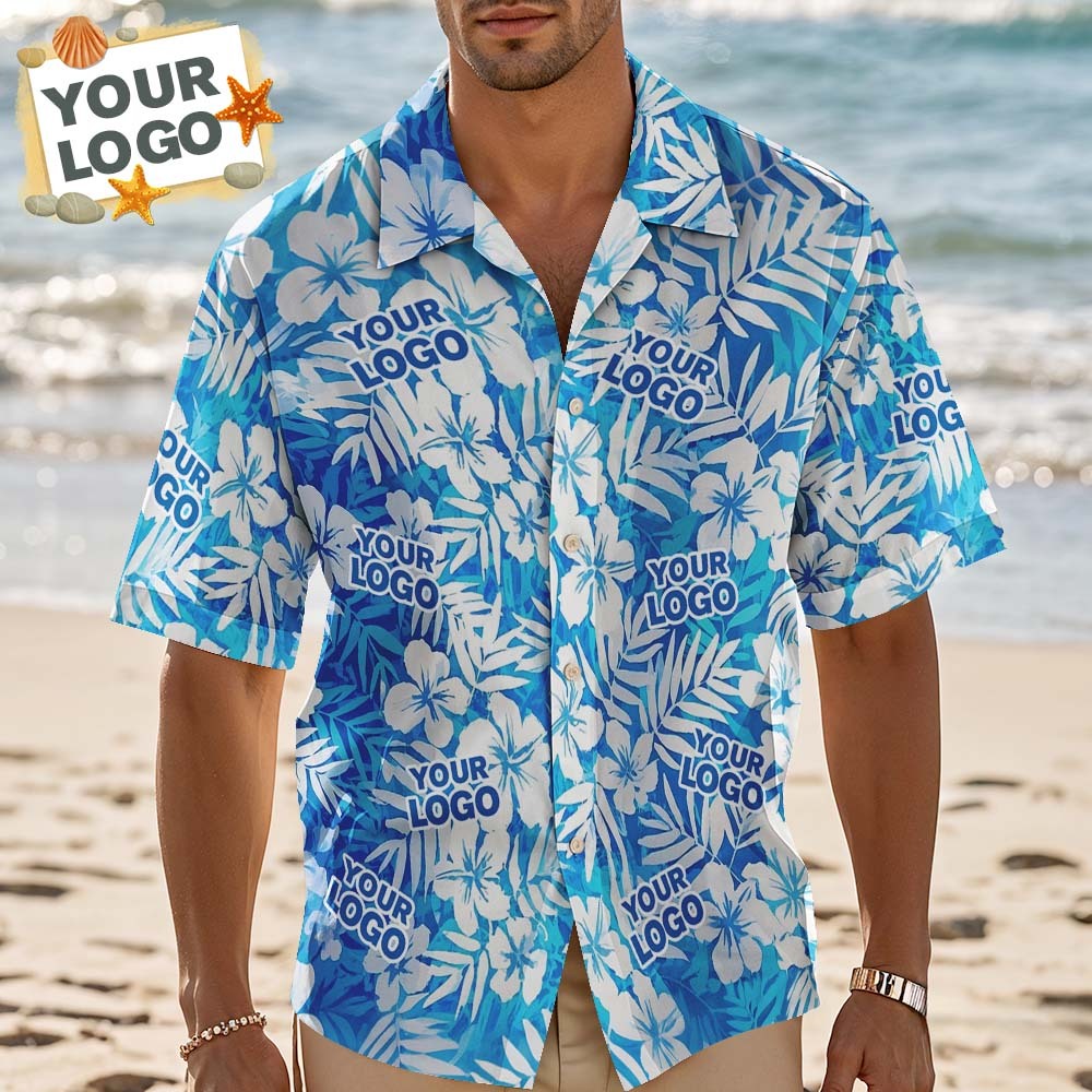 Custom Face Hawaiian Shirt Personalized Tropical Parrot Leaves and Flowers for Beach Vacation Gifts
