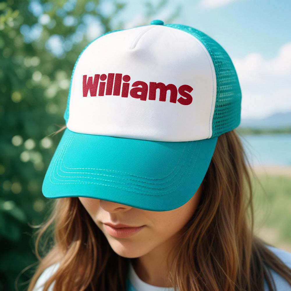 Custom Puff Print Trucker Hat Personalized Temperature-sensitive Foam Trucker Caps - SantaSocks