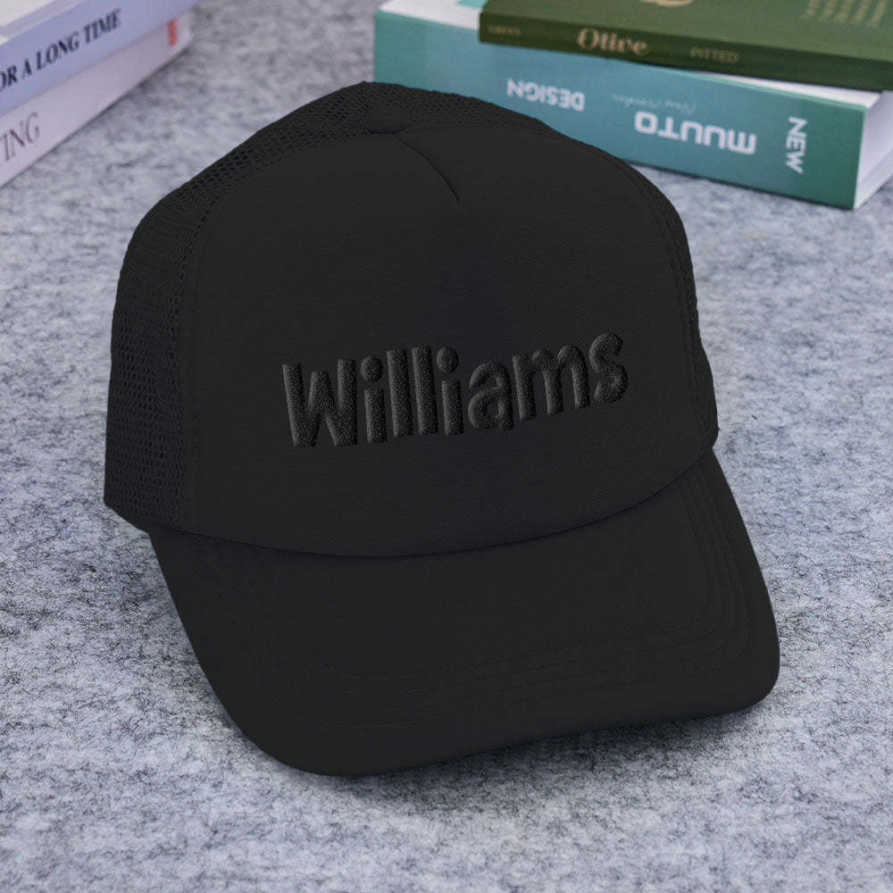 Custom Puff Print Trucker Hat Personalized Foam Trucker Caps for Adult - SantaSocks