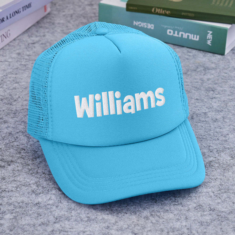 Custom Puff Print Trucker Hat Personalized Foam Trucker Caps for Adult - SantaSocks