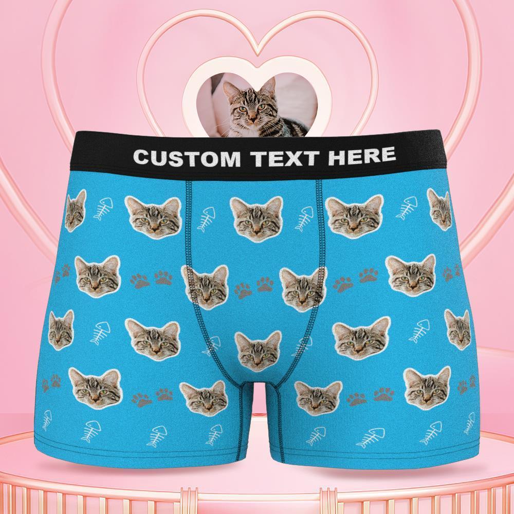 Men's Custom Cat Boxer Shorts 3D Online Preview