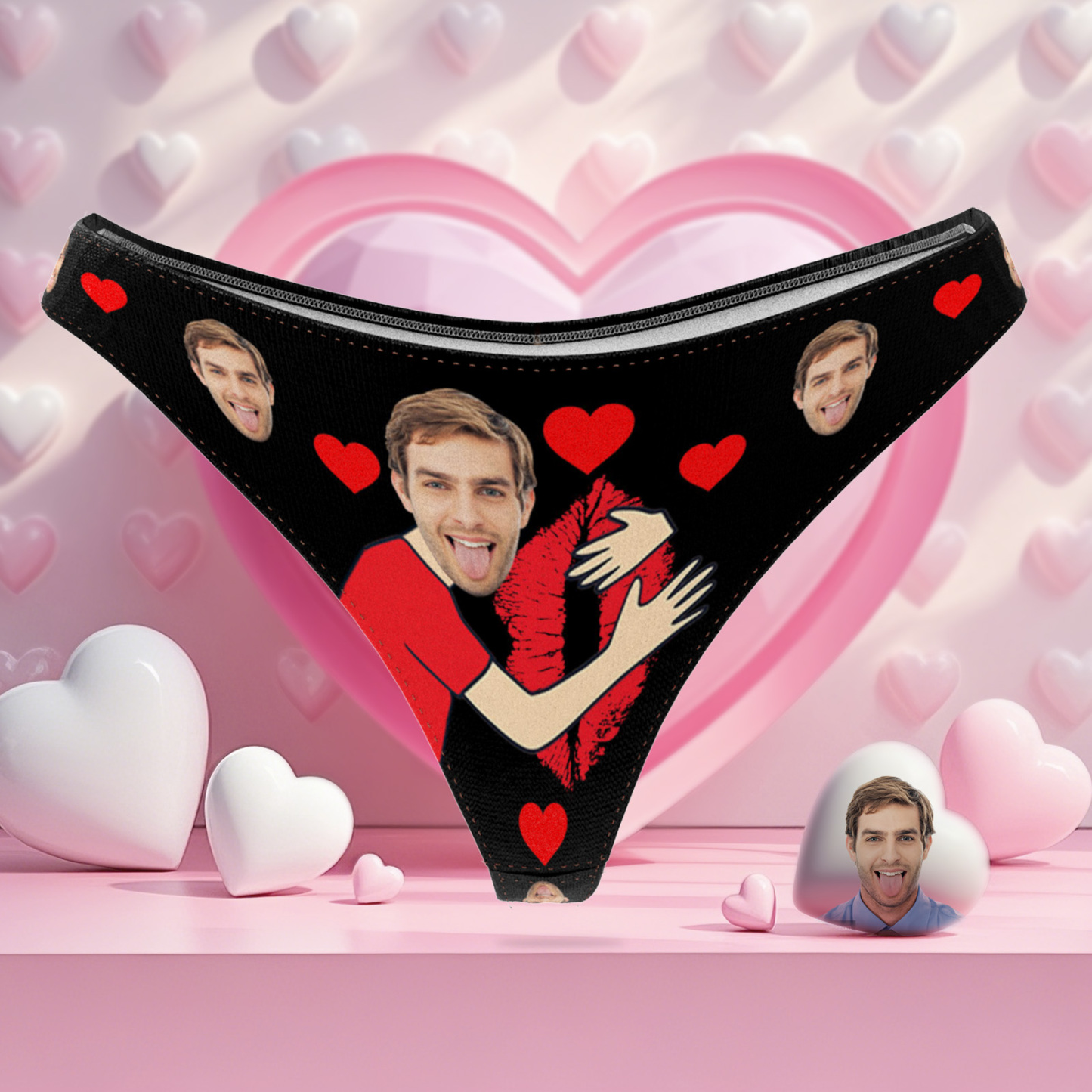 Custom Face Womens Panties Boyfriend Face Customized Underwear For Her