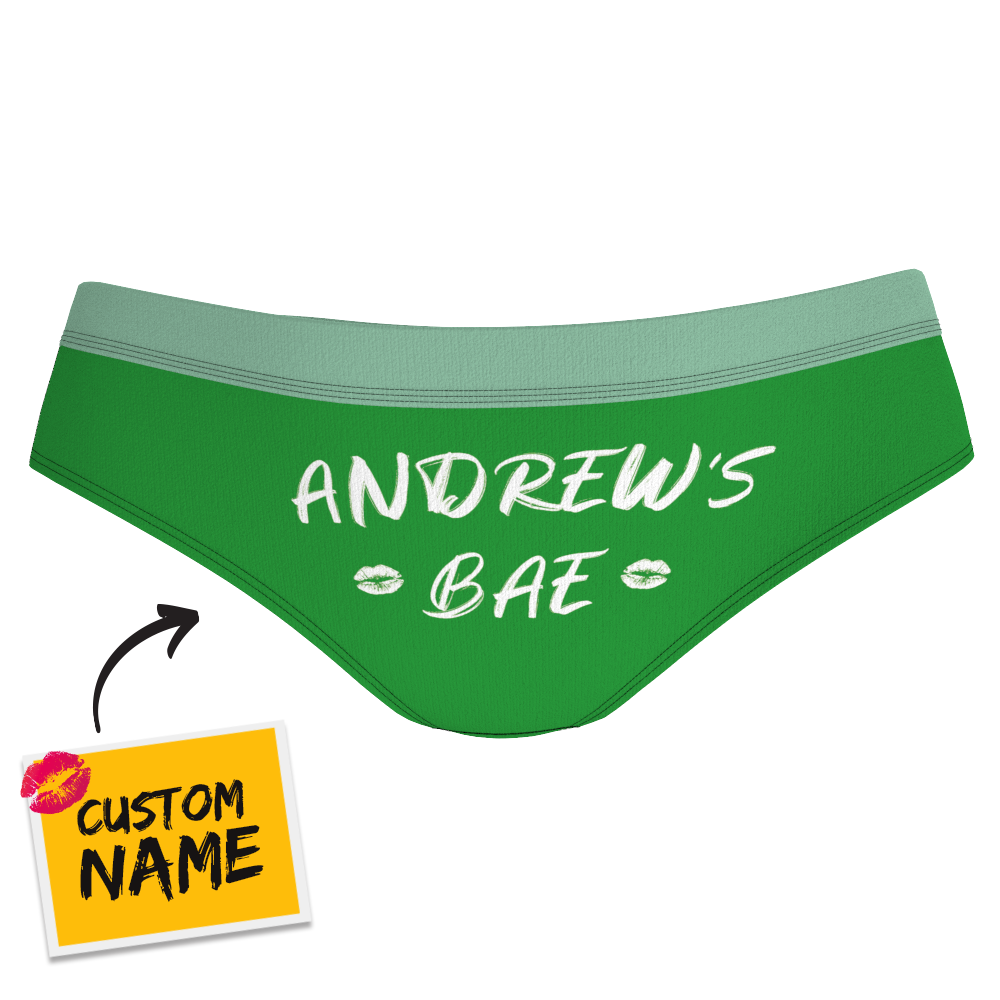 Women's Custom Face Colorful Panties - BAE