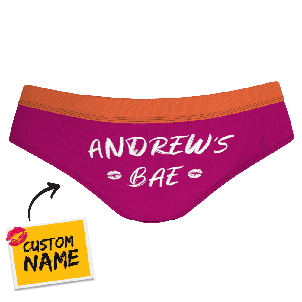 Women's Custom Face Colorful Panties - BAE