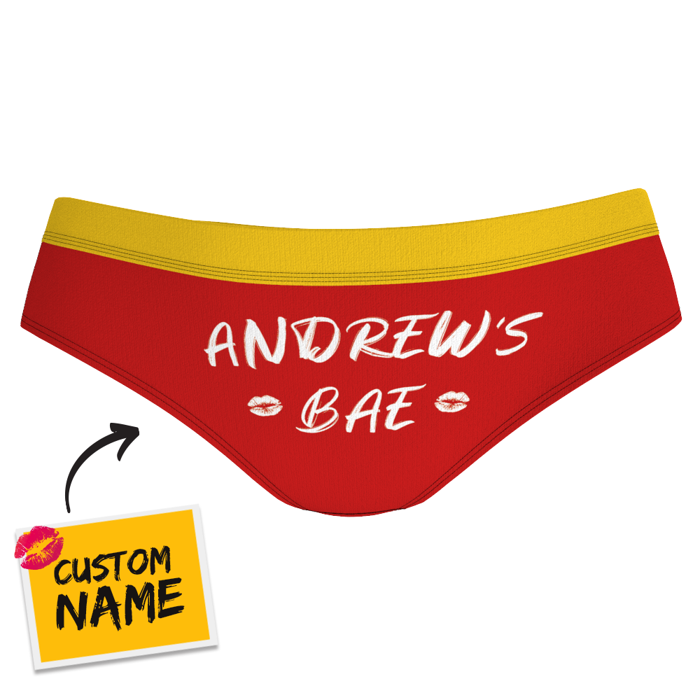 Women's Custom Face Colorful Panties - BAE