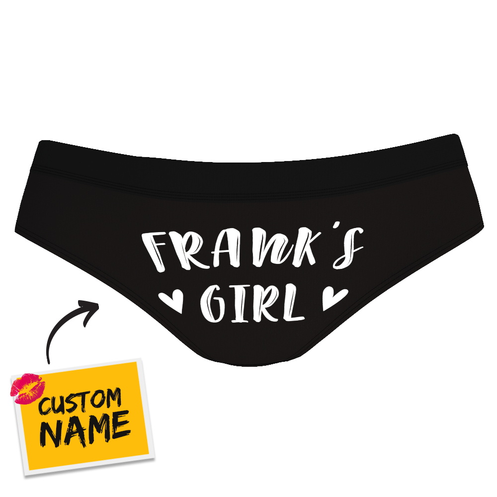 Women's Custom Face Colorful Panties - GIRL