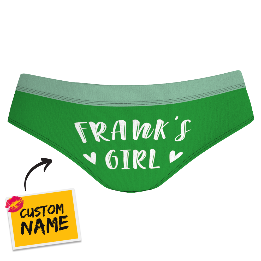 Women's Custom Face Colorful Panties - GIRL