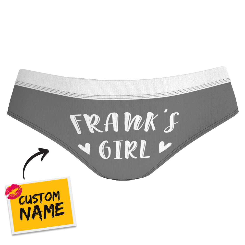 Women's Custom Face Colorful Panties - GIRL