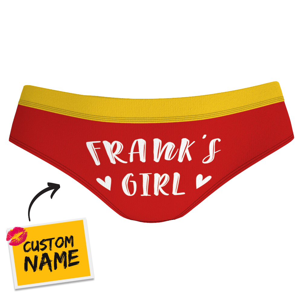 Women's Custom Face Colorful Panties - GIRL
