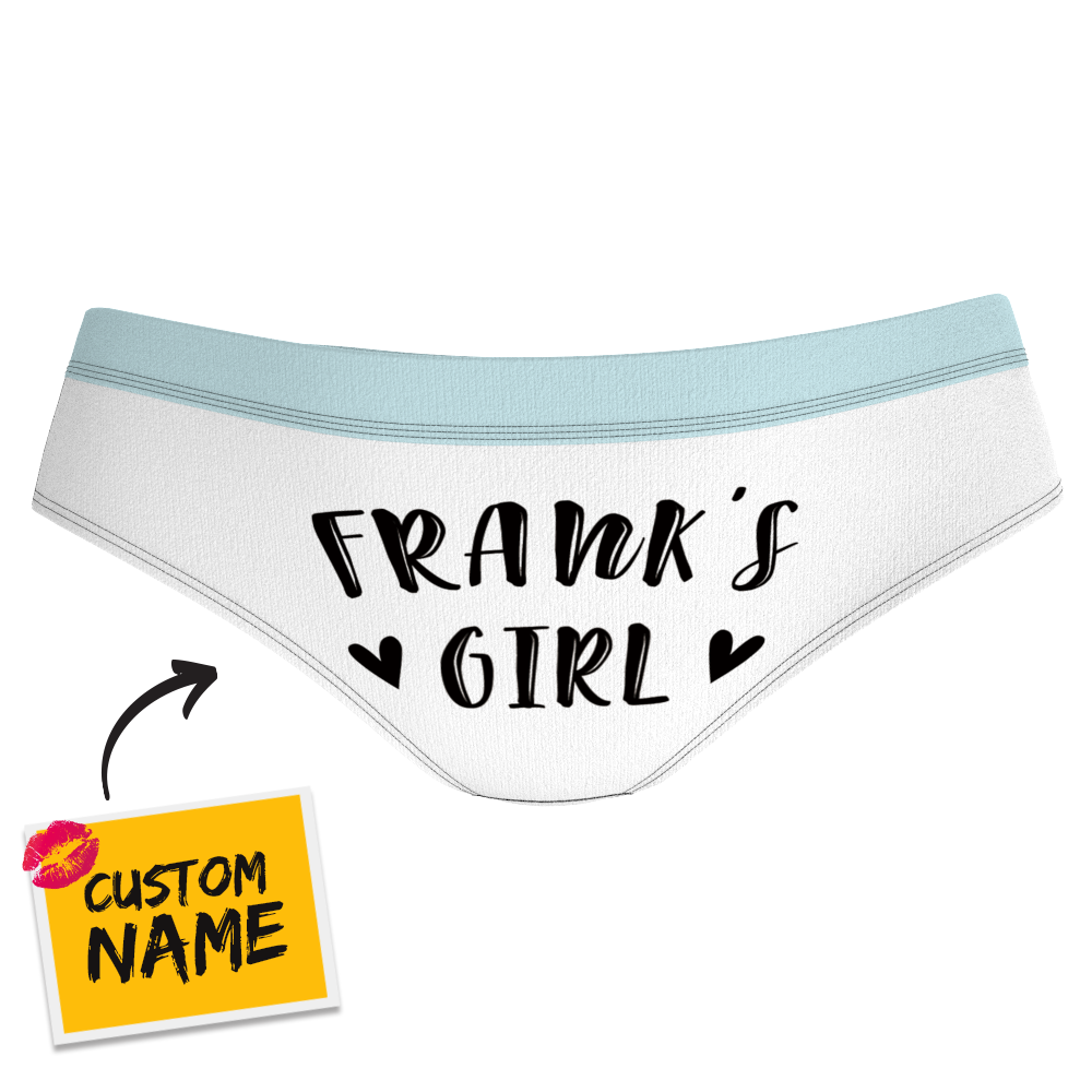 Women's Custom Face Colorful Panties - GIRL