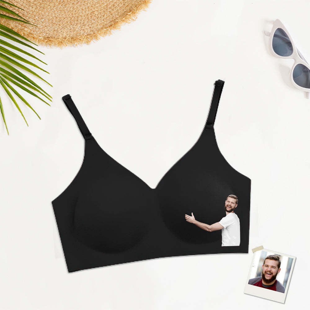 Custom Face Women Seamless Lingerie Personalized Women's Camisole Underwear Boyfriend's Hug