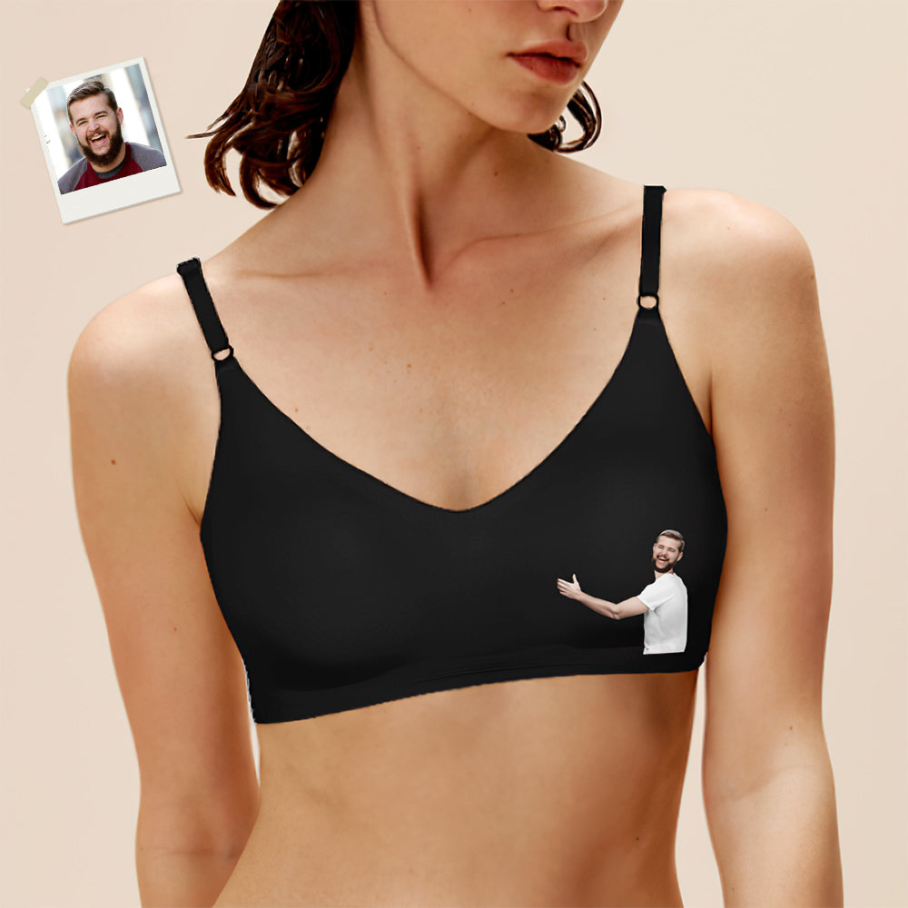 Custom Face Women Seamless Lingerie Personalized Women's Camisole Underwear Boyfriend's Hug