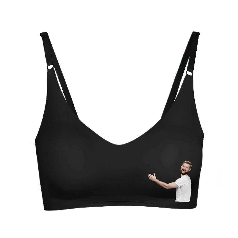 Custom Face Women Seamless Lingerie Personalized Women's Camisole Underwear Boyfriend's Hug