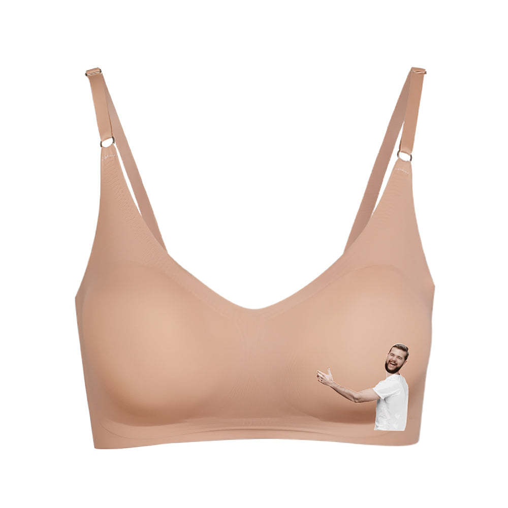Custom Face Women Seamless Lingerie Personalized Women's Camisole Underwear Boyfriend's Hug